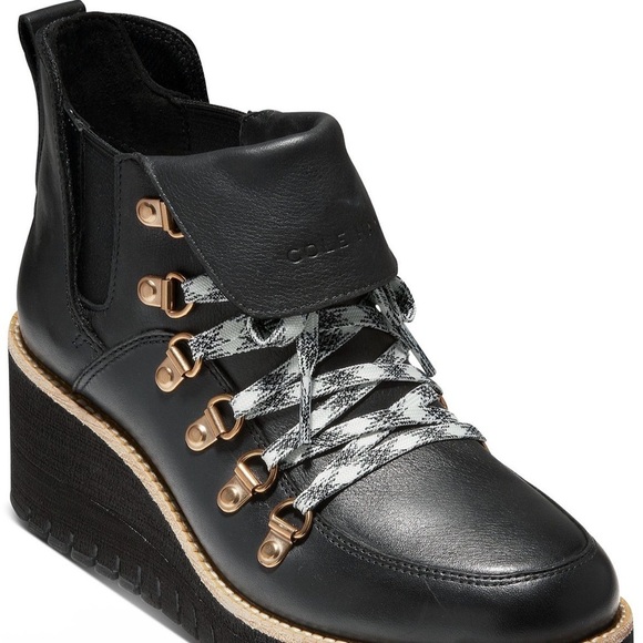 Cole Haan Shoes - Cole Haan Zerogrand Wedge Hiker Boots